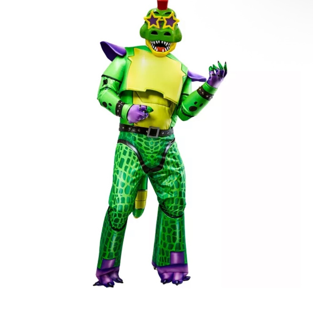Adult Large Monty Gator FNAF costume Five Nights at Freddy's
